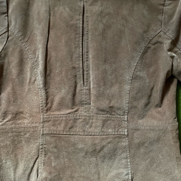 Brown Suede Jacket - Picture 5 of 6